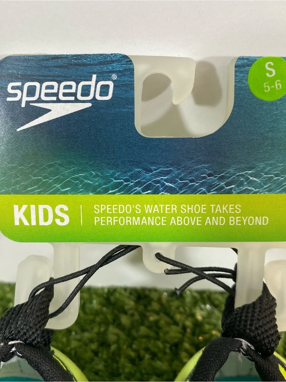 Speedo Shore Explore Water Shoes Little Kids Boys Size 5-6 Small Lime Green New
